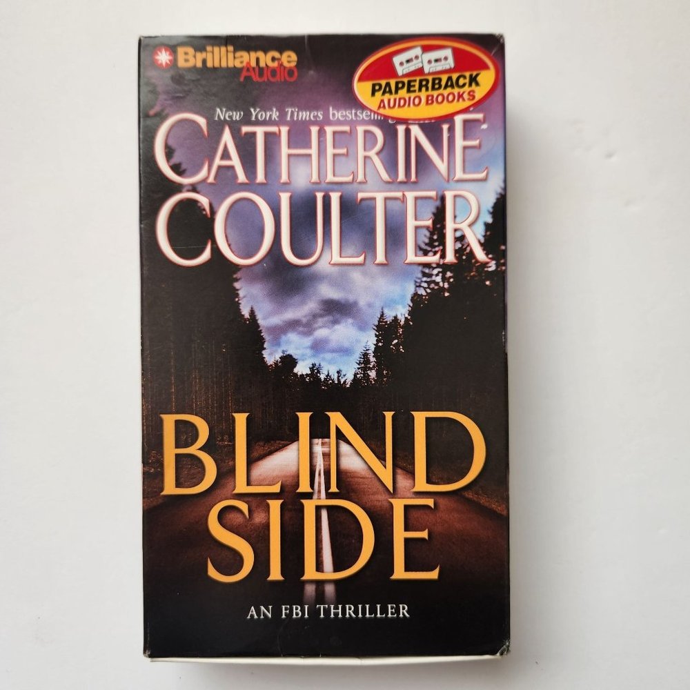 Catherine Coulter Blind Side Audio Cassette FBI Thriller 4 Tapes Brilliance Audi